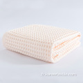 Coton gaufre tissage couverture pefect pour bébé